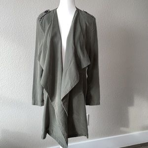 Relax fit dark greenish/greyish coat Size S will also fit M